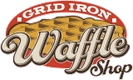 Grid Iron Waffle Shop Logo